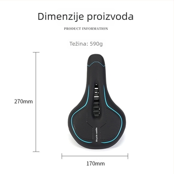 AQ-2025 Sjedalo za MTB — prilagođeno sjedalo, udoban jastučić s povećanom apsorpcijom udara
