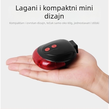 Lasersko stražnje svjetlo za bicikl, višefarbni LED, MTB svjetlo za noćnu vožnju