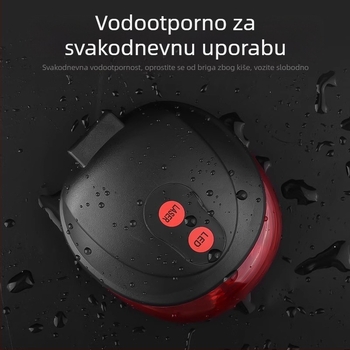 Lasersko stražnje svjetlo za bicikl, višefarbni LED, MTB svjetlo za noćnu vožnju