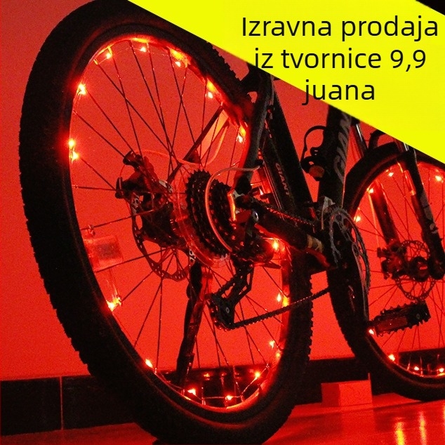 WIMBIKE LED svjetla za planinski bicikl, svjetla za tijelo i okvir, dekorativna svjetla