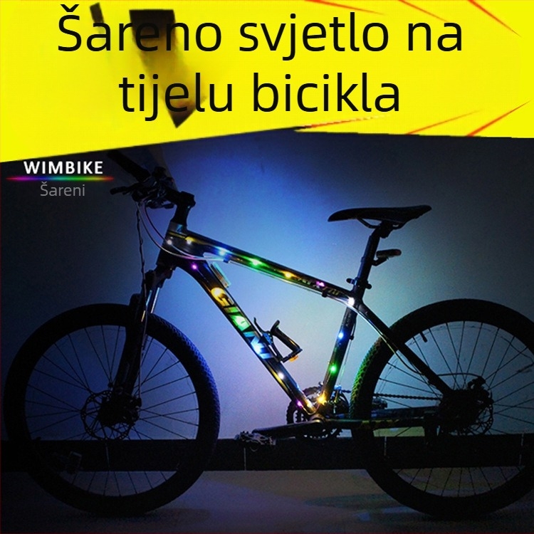 WIMBIKE LED svjetla za planinski bicikl, svjetla za tijelo i okvir, dekorativna svjetla