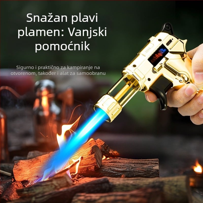 ZB-607 Gravirana pištolj za prskanje i zavarivač plamen – izravni plamen, otporan na vjetar, vanjski roštilj, višenamjenski upaljač