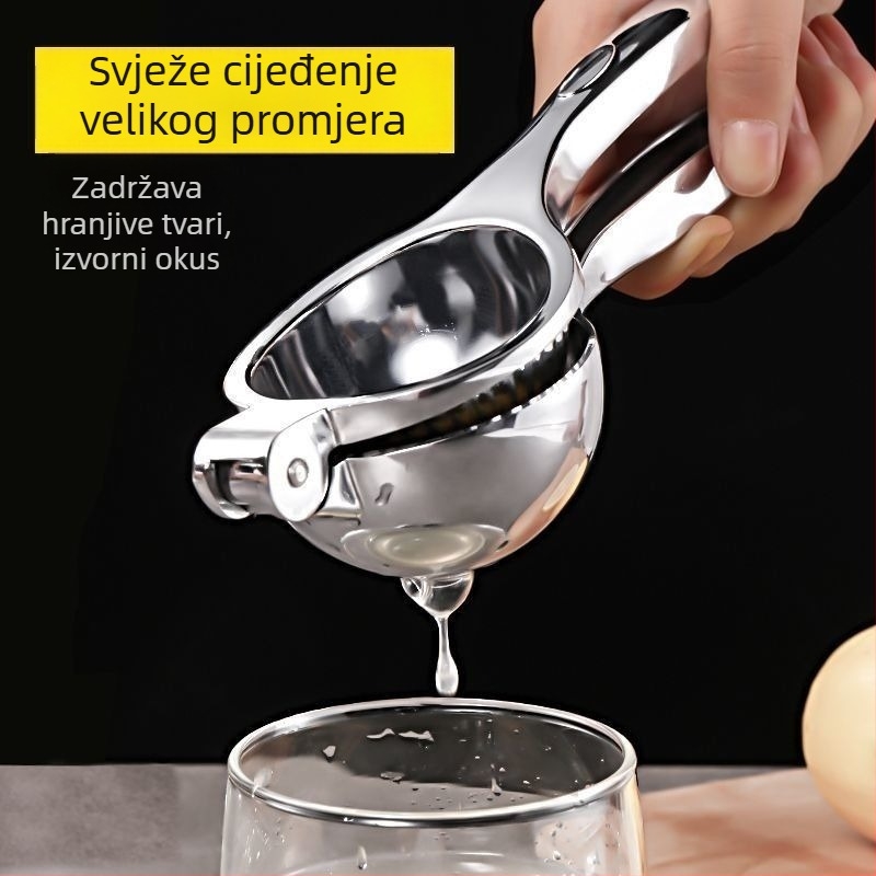 Ručni sokovnik od nehrđajućeg čelika za limun i naranču