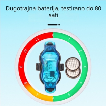 Inteligentno LED svjetlo za žbice dječjeg balansnog bicikla – stražnje svjetlo za noćnu vožnju
