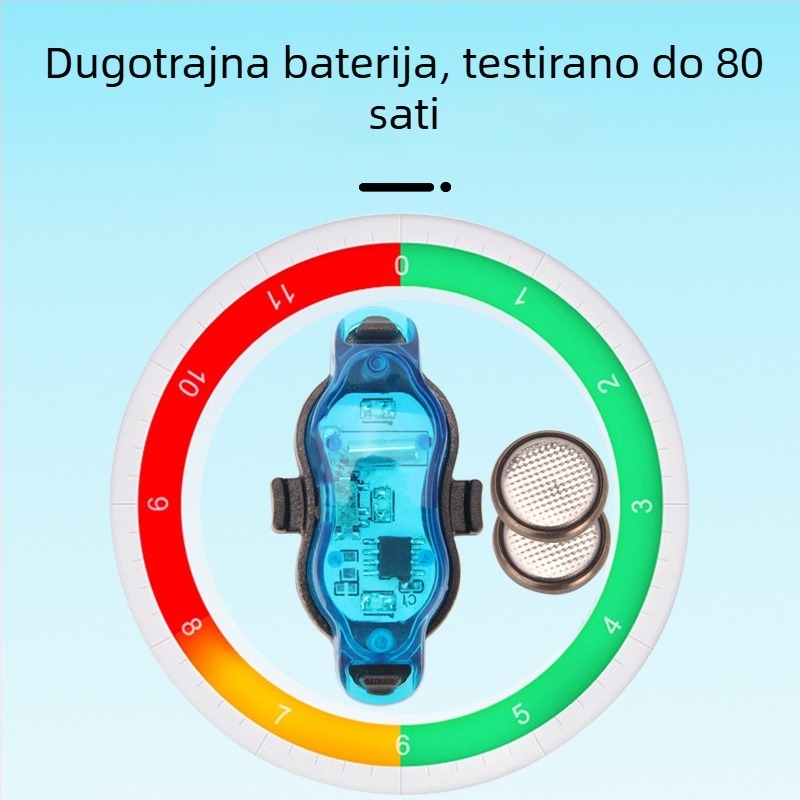 Inteligentno LED svjetlo za žbice dječjeg balansnog bicikla – stražnje svjetlo za noćnu vožnju