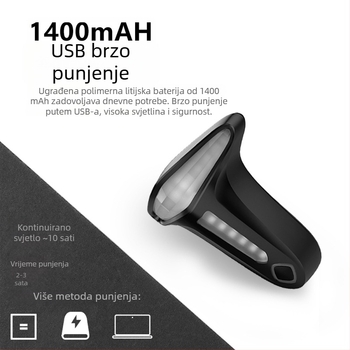 Stražnja svjetiljka za bicikl s pametnim senzorom kočenja, USB punjenje, za planinske i cestovne bicikle, upozoravajuće svjetlo za noćnu vožnju