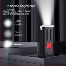 USB punjivo prednje svjetlo za noćnu vožnju planinskim biciklom, visoka svjetlost, vodootporna svjetiljka