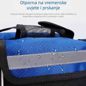 Set torbi za bicikl MTB – prednja torba, torba za gornji okvir, dvostruka torba i torba za sjedalo