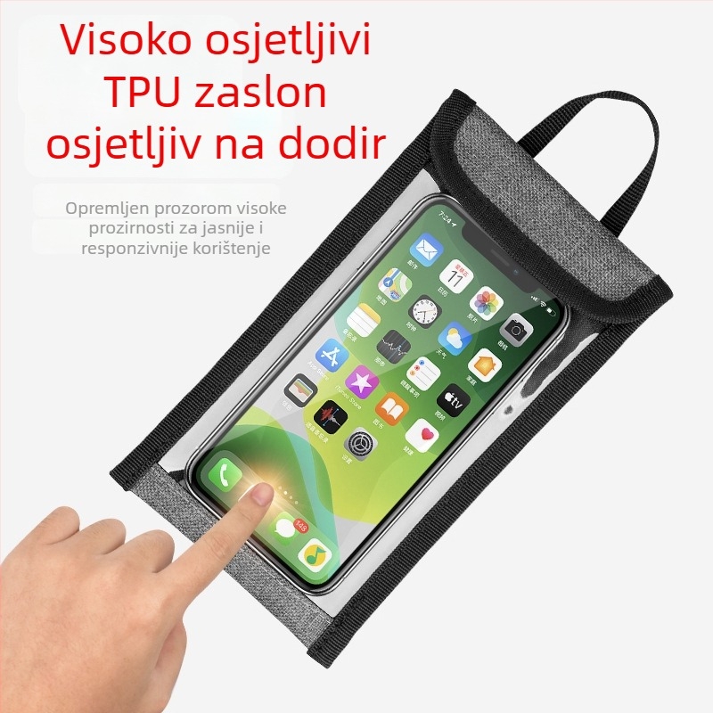 Torba za bicikl: prednja okvirna torbica za MTB, torbica za sjedalo, torbica za telefon na cestovnom biciklu, oprema za biciklizam