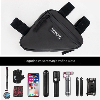 Vodootporna torbica za mobitel za planinski bicikl – trokutasta okvirna torbica za pohranu tijekom vožnje