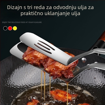 304 nehrđajući čelik špatula za ribu s klipom – višenamjenski kuhinjski alat za okretanje ribe, steakova i palačinki