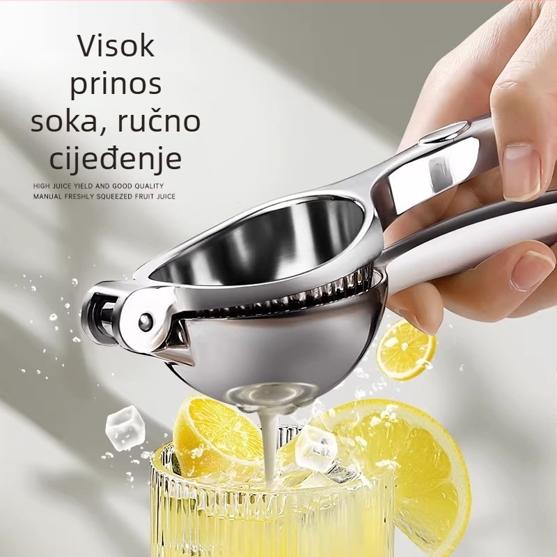Ručni sokovnik od nehrđajućeg čelika za limune, naranče i voće