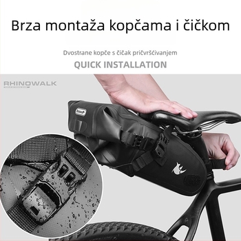 Potpuno vodootporna torbica za sjedalo bicikla za planinske i cestovne bicikle