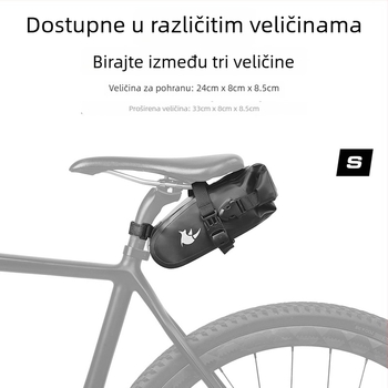 Potpuno vodootporna torbica za sjedalo bicikla za planinske i cestovne bicikle