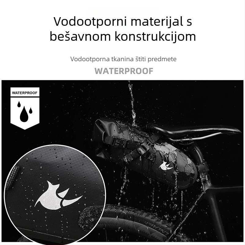 Potpuno vodootporna torbica za sjedalo bicikla za planinske i cestovne bicikle