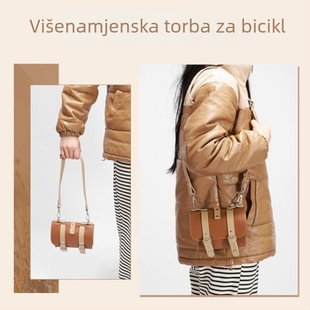 Torba za planinski bicikl, retro prednja torba, kompatibilna s sklopivim biciklima i električnim skuterima, oprema za biciklizam