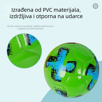 Nogometna lopta veličine 2 za djecu i mlade – strojno šivena lopta za školsku obuku i utakmice (od vrtića do srednje škole)