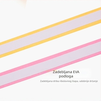 Traka za omatanje ručke štapa za pecanje, debela, protuklizna, upija znoj, otporna na habanje, produžena, duljina 2 m