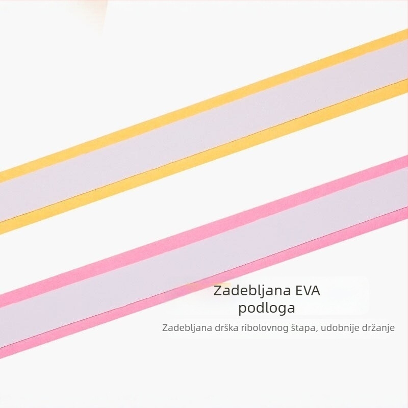 Traka za omatanje ručke štapa za pecanje, debela, protuklizna, upija znoj, otporna na habanje, produžena, duljina 2 m