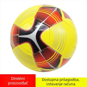 Nogomet veličine 2, ručno šivani, TPU koža, za školsku upotrebu