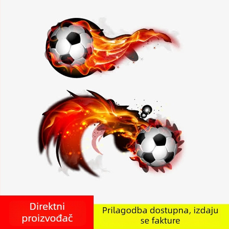 Nogomet veličine 2, ručno šivani, TPU koža, za školsku upotrebu