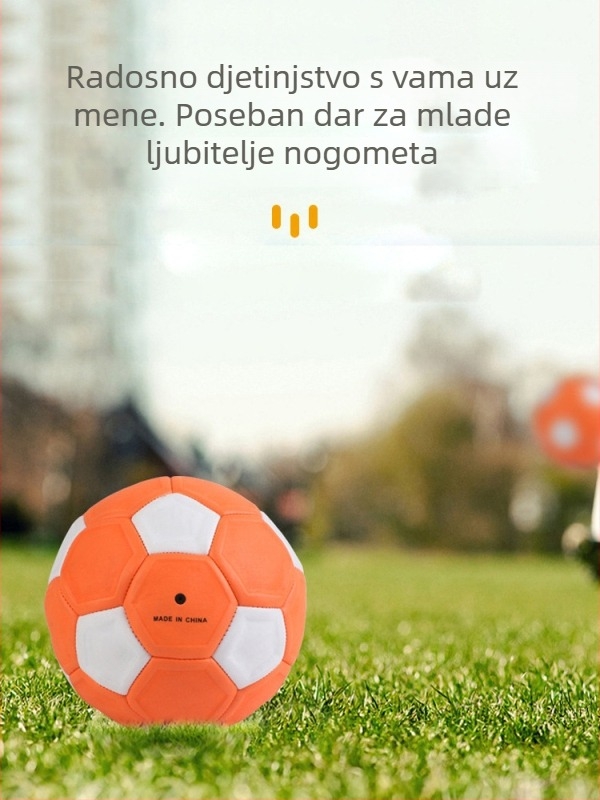 Nogomet za djecu, veličina 4, dizajn mjeseca luka, izdržljiva konstrukcija, napredna tehnologija, rotacija, banan udarac