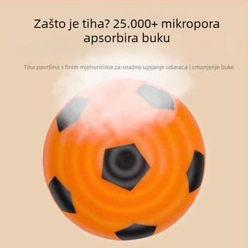 Unutarnji nogomet od pjene za djecu, tiha lopta, promjer 36 inča (1 m), okrugla, PU materijal
