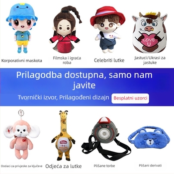 Prilagođene plišane igračke i maskote korporativnih IP-a, personalizirane jastuke, rukom upravljane lutke i prilagođene lutke