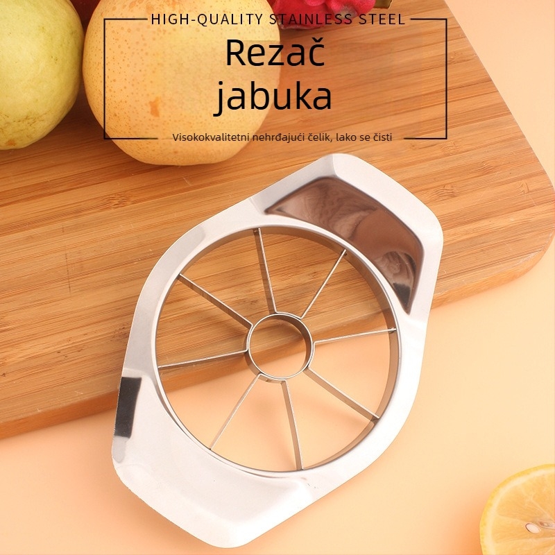 Nerđajući čelični rezač za voće, osmerostrani rezač jabuka, uklanjivač sjemenki manga, dijelič voća