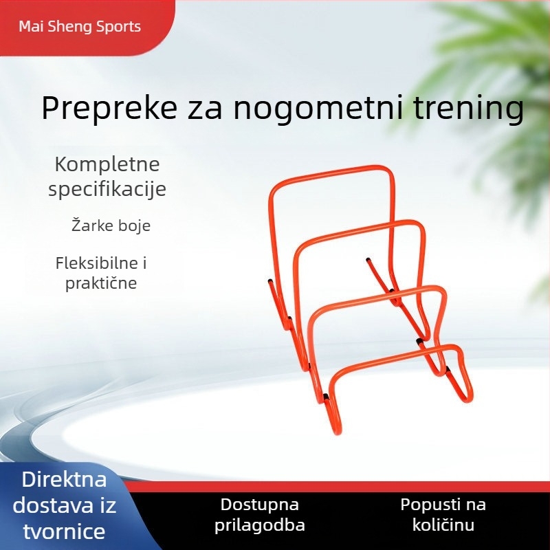 Stalak za prepreke za tjelesnu pripremu djece – male prepreke za atletiku i nogometni trening