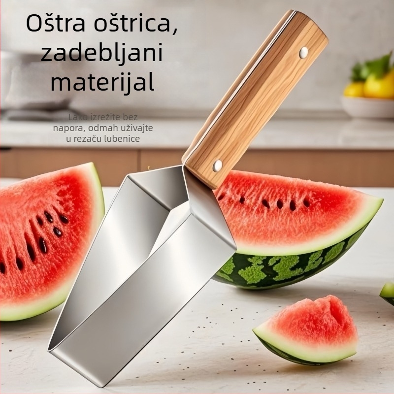 Nehrđajući čelik: rezač dinje i melona, trokutasti rezač voća