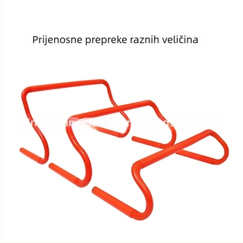 Nove međusobno spojive prepreke za nogometni trening, za djecu, prijenosne