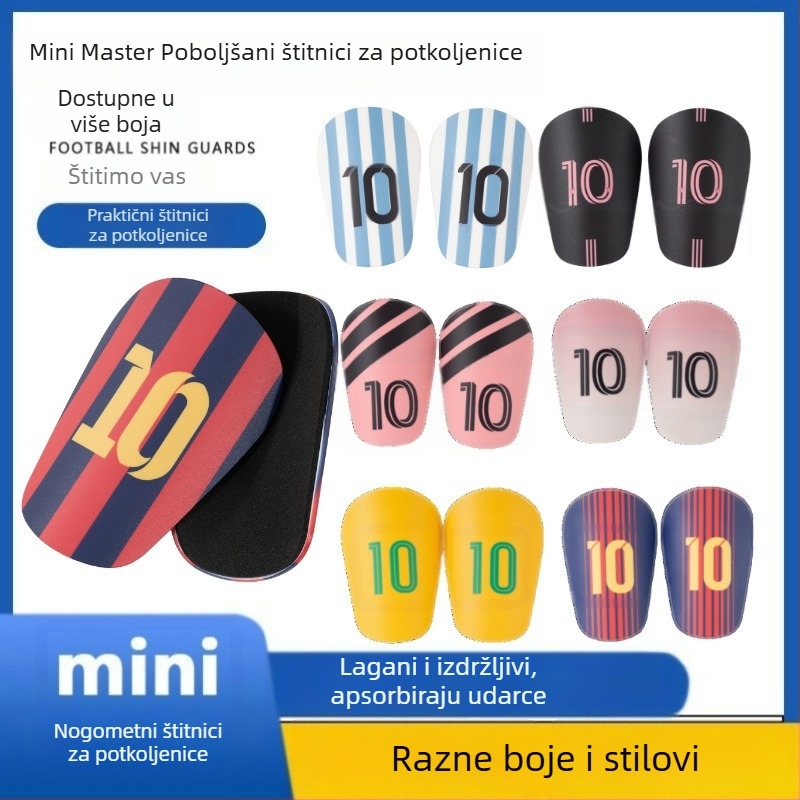 Prilagođene štitnike potkoljenice za nogomet, broj 10 – umetci za trening