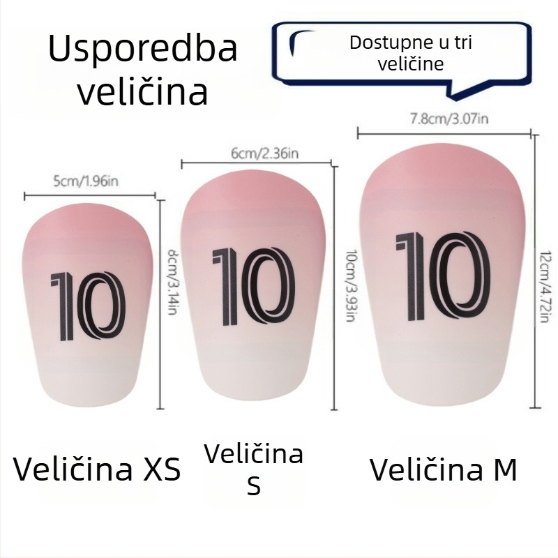 Prilagođene štitnike potkoljenice za nogomet, broj 10 – umetci za trening