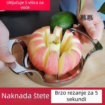Kroj jabuke, oljuštivač i uklanjanje jezgre — višenamjenski nož za voće od nehrđajućeg čelika