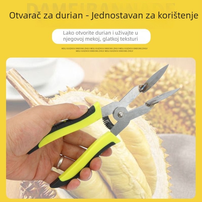 Alat za otvaranje duriana s kliještima i nožem za ljuštenje