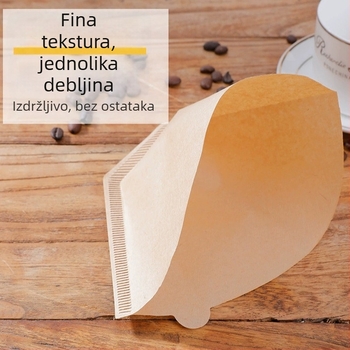 Konični papir za filtriranje kave za pour-over i drip pripremu