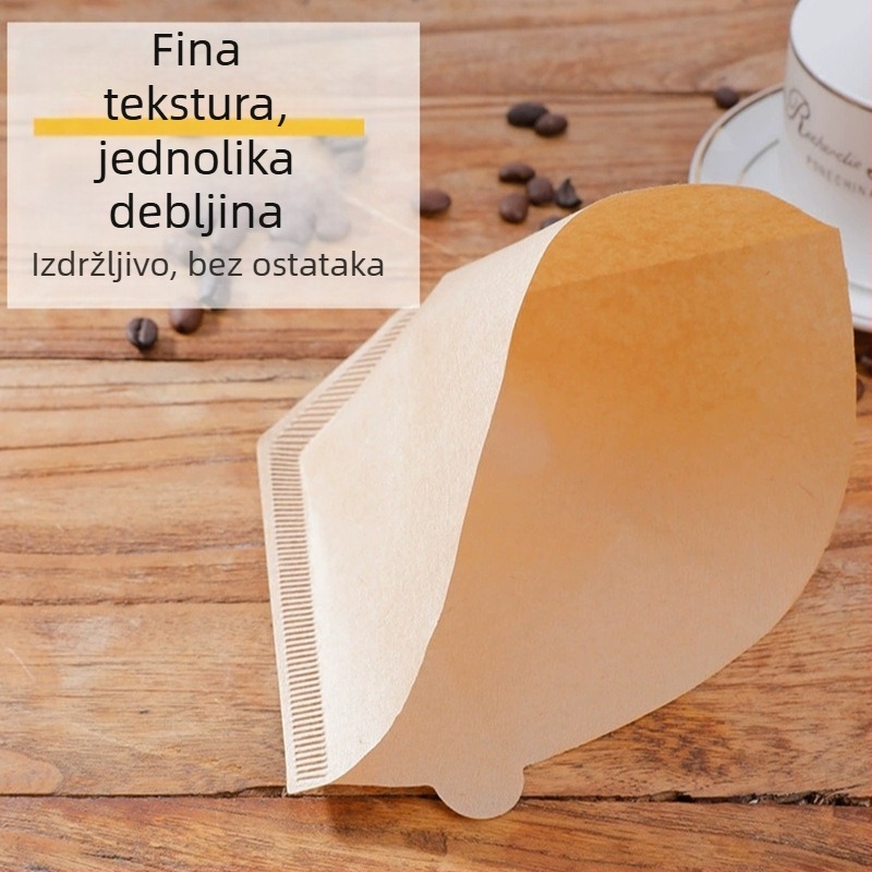 Konični papir za filtriranje kave za pour-over i drip pripremu