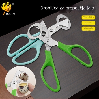 Otvarač ljuske za prepeličja jaja i nož za jaja, nehrđajući čelik