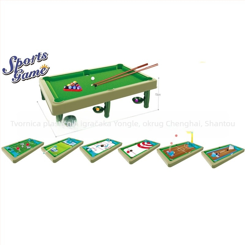 5-u-1 stolna igra za djecu: nogomet, košarka, golf, hokej na ledu i bowling – edukativna interaktivna igračka