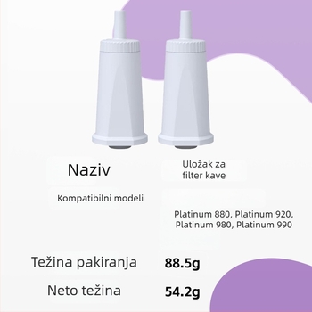 Filtr vodnog spremnika za Breville aparat za kavu