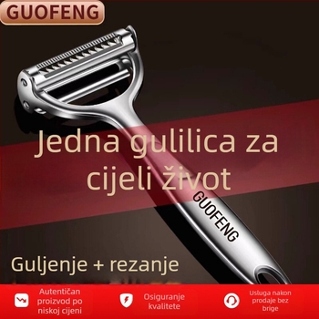 Nerđajućeg čelika – višenamjenski oguljač za krumpire, voće i povrće
