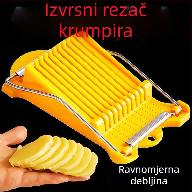 Višestruki alat za rezanje i pritiskanje krumpira, suhih krumpira, tofua i konzerviranog mesa za ručak