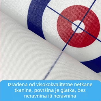 Mini stolni curling – prenosiva interna obiteljska igra za zabavu, interakciju roditelj-dijete i izgradnju tima