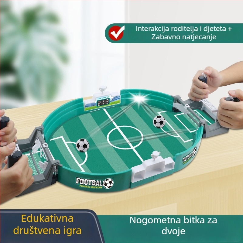 Dječji stolni nogomet za dva igrača — interaktivna obiteljska igra