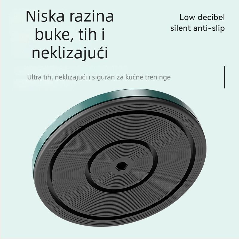 Kućni magnetski uređaj za vježbanje struka i trbuha – rotirajući disk s magnetskom otpornošću
