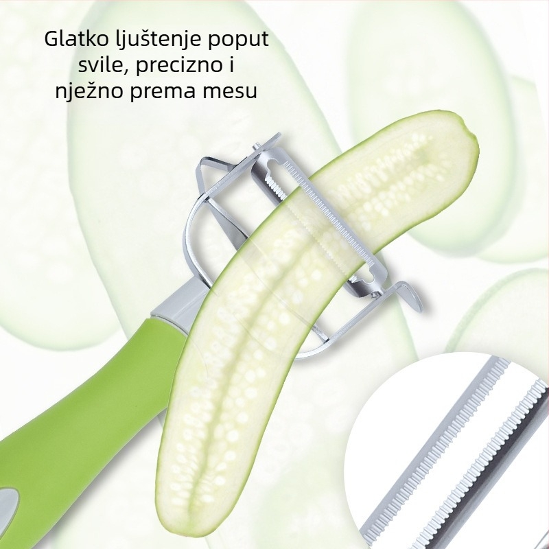 Nehrđajući višefunkcijski nož za guljenje – za jabuke, krumpire i voće i povrće