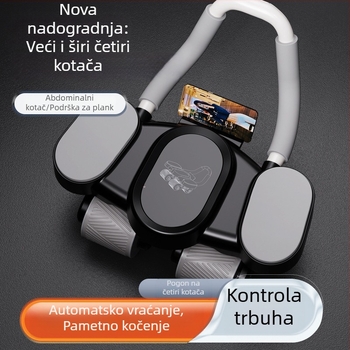 Inteligentni četverokotač za trbušne mišiće s automatskim vraćanjem, kućni fitness uređaj s osloncem na lakat
