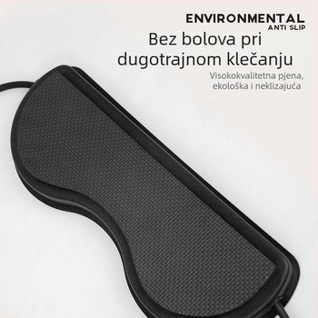 Višefunkcionalno kolo za trbušne mišiće s dvostrukim točkom, uređajem za napetost i automatskim vraćanjem užeta