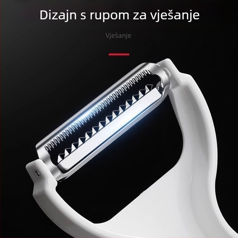 Kuhinjski rendet za krumpire i povrće, višenamjenski oguljivač, plastični nož za guljenje rotkvica